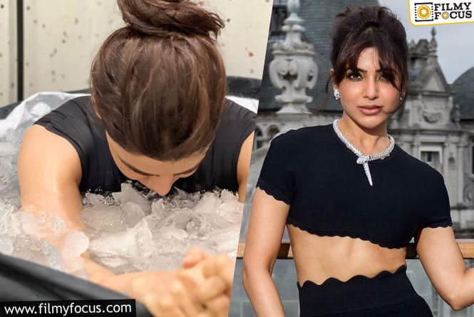 Samantha Ruth Prabhu Takes Ice bath Treatment Amidst her Shoot for Citadel; here is why?