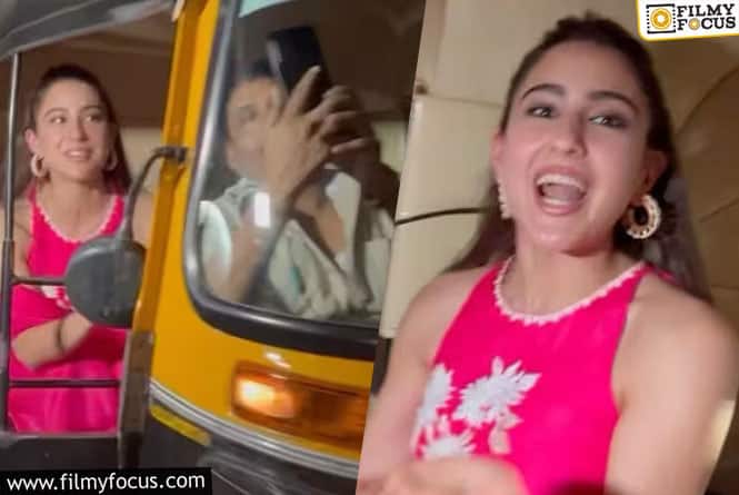 Sara Ali Khan’s Auto Ride is a Bad Publicity Stunt