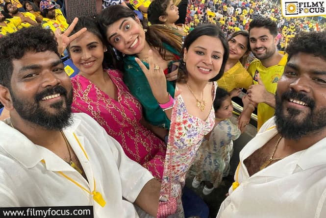 Vignesh Shivan Cheers for CSK in IPl 2023 Final; see Pictures