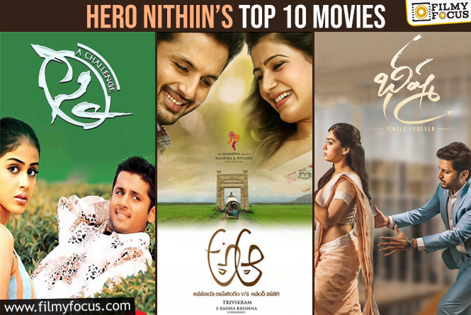 Hero Nithiin’s Top 10 Movies