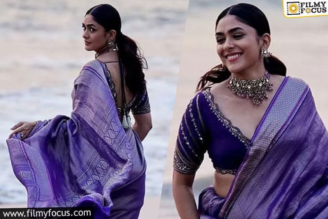 Mrunal Thakur Looks Ethereal in Silk Saree as She shares a Glimpse of Nani30
