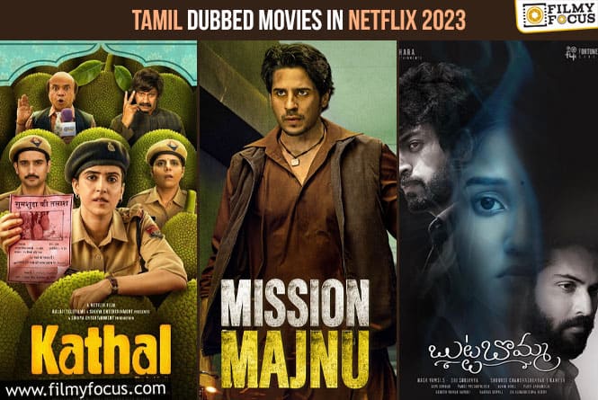 Tamil Dubbed Movies in Netflix 2023