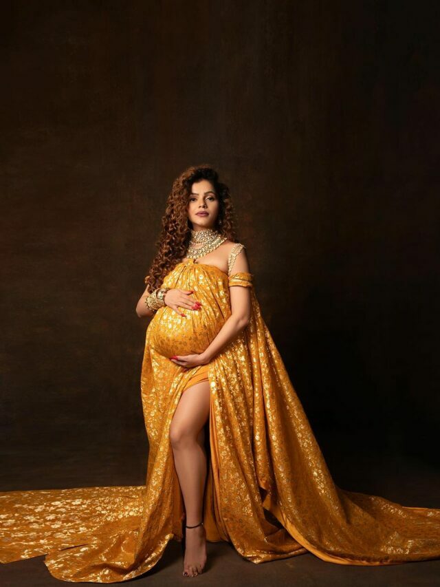 Rubina Dilaik pregnancy glow photoshoot