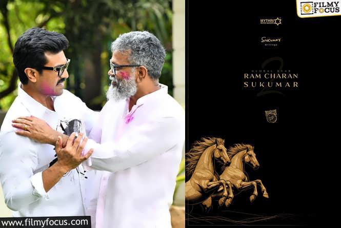 Director Sukumar and Mythri Movie Makers Rope in Global Star Ram Charan for His Next Magnum Opus!