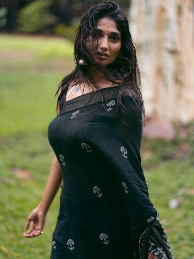 Vadlamani Priya as Natural in Black saree