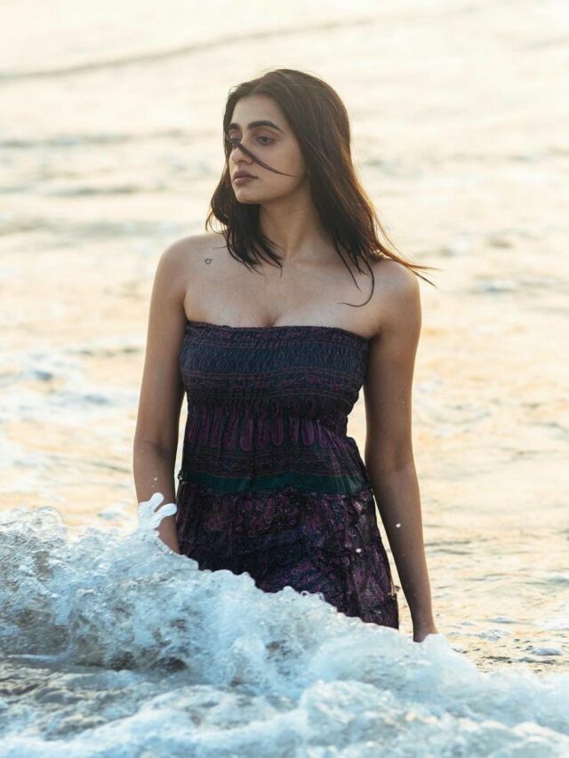 Maanasa Choudhary Stealing looks at Beach