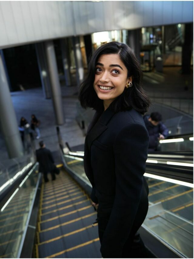 Rashmika Mandanna Professional looks in Black