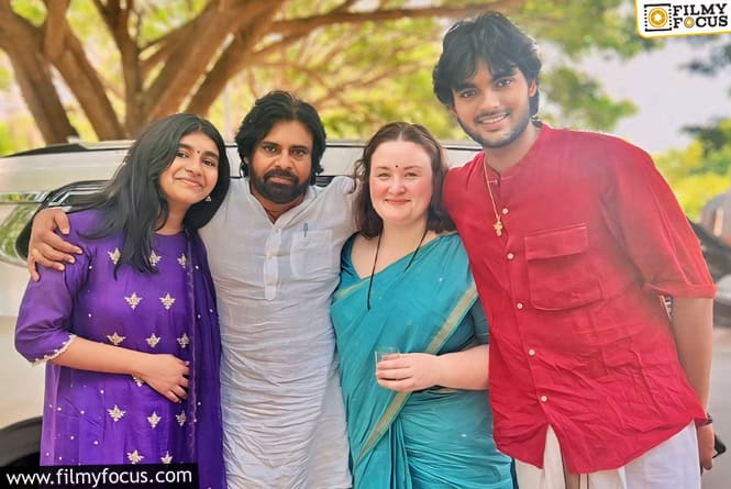 Pawan Kalyan’s Viral Photo with Wife and Kids, Family First