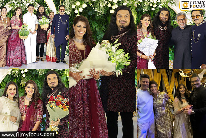 Varalakshmi Sarathkumar’s Wedding Reception Was Vibrant